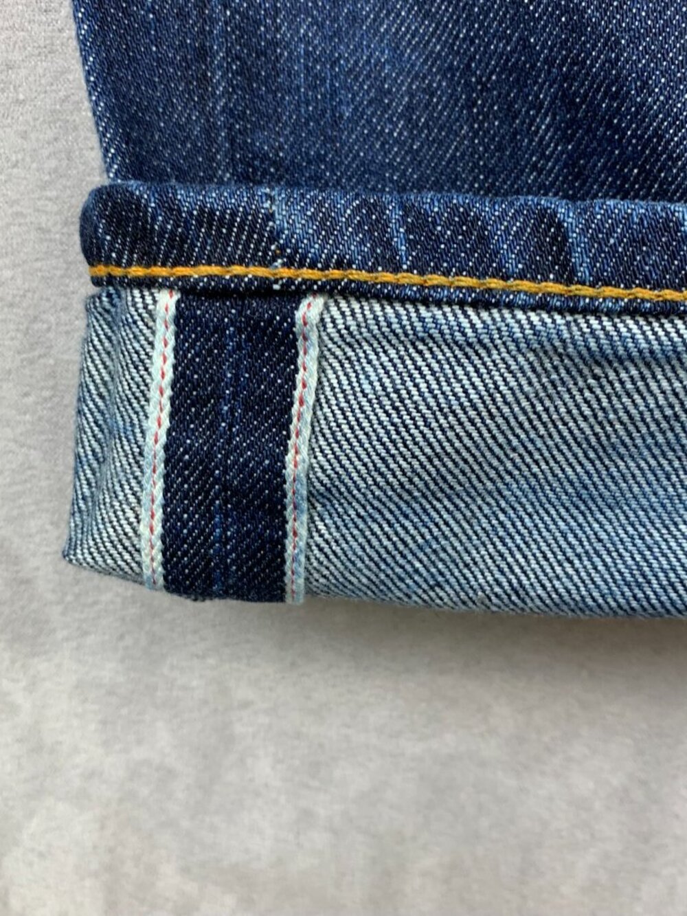 Nudie Jeans Men Pants 28 Dark Blue Selvedge Denim Thin Finn Organic Cotton 28x32 - Picture 4 of 14